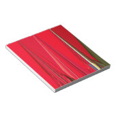 Schöne rote Textur Farb Abstract Kunst Design Notizblock (angewinkelt)