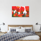 Schöne Rote Tulip-Blume. Leinwanddruck (Insitu (Schlafzimmer))