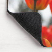 Schöne Rote Tulip-Blume. Mousepad (Ecke)