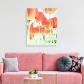 schöne rote Tulpe-Blume Leinwanddruck (Insitu (Wohnzimmer))