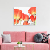 schöne rote Tulpe-Blume Leinwanddruck (Insitu (Wohnzimmer))