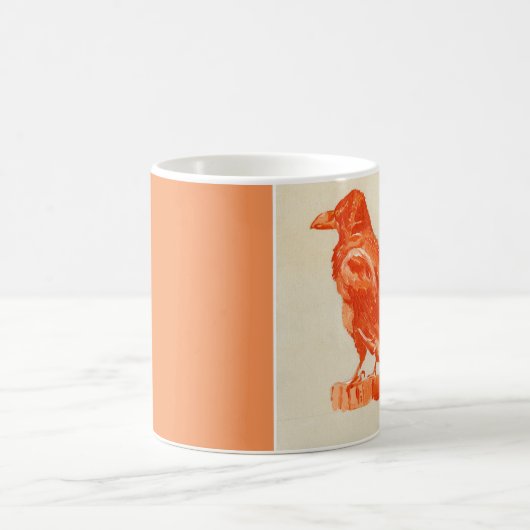 Schöne rote Vogel-Tasse Kaffeetasse (Mittel)