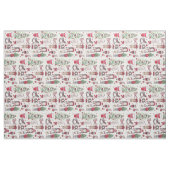 Schöne Rote Weihnachtselemente Stoff (Fat Quarter (45,7 x 55,9 cm))