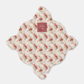 Schöne Rote Weiße Blüte Geschenkschachtel (Ungefaltet)