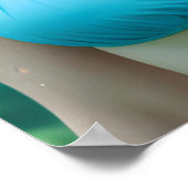 Schöne Rothaarweibchen Unterwasserfotografie Poster (Ecke)