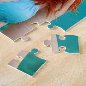 Schöne Rothaarweibchen Unterwasserfotografie Puzzle (Seite)