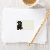 Schöne Rottweiler Labels Adressaufkleber (Insitu)