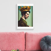 Schöne Royal King Imitate Canvas Print Leinwanddruck (Insitu (Wohnzimmer))