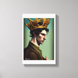 Schöne Royal King Imitate Canvas Print Leinwanddruck