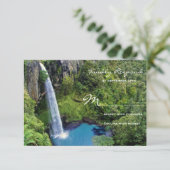 Schöne RSVP Karten für Hochzeiten im Freien (Stehend Vorderseite)