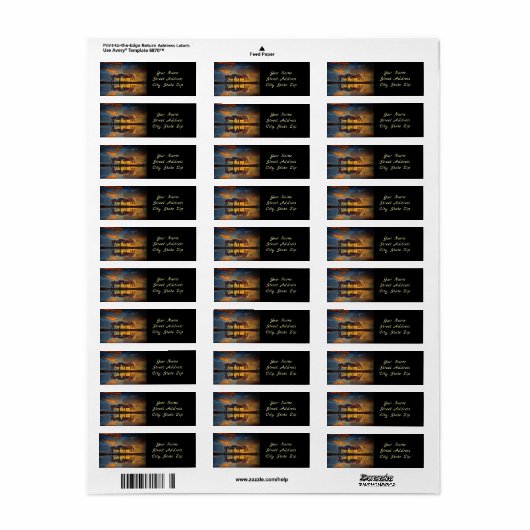 Schöne Rücksendeadresse (Vorne)