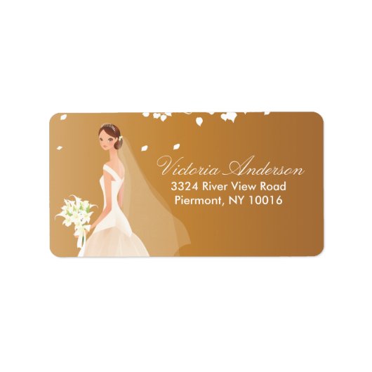 Schöne Rücksendeadressen-Aufkleber. Adressaufkleber (Vorne)