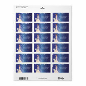 Schöne Rücksendeadressen-Aufkleber. Adressaufkleber (Vorne)