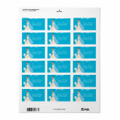 Schöne Rücksendeadressen-Aufkleber. Adressaufkleber (Vorne)