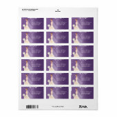 Schöne Rücksendeadressen-Aufkleber. Adressaufkleber (Vorne)