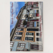 Schöne Ruhenhäuser in Porto Portugal Puzzle (Vertikal)