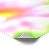 Schöne ruhige und wunderschöne Blumenlandschaft Poster (Ecke)