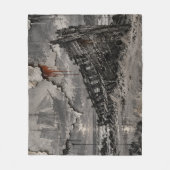 Schöne Ruine Fleecedecke (Vorderseite)