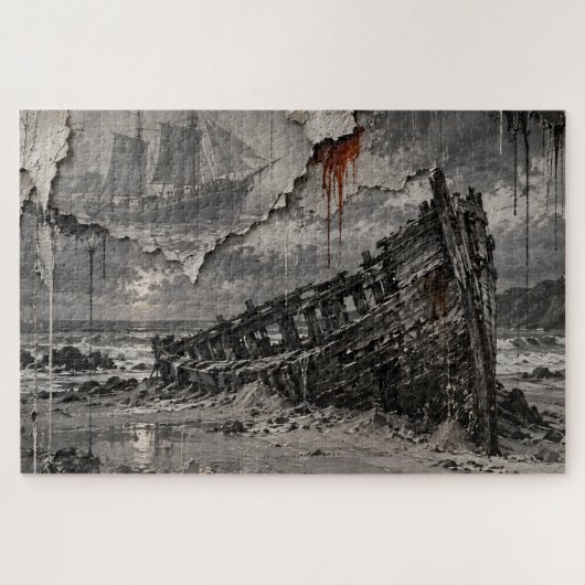 Schöne Ruine Puzzle (Horizontal)
