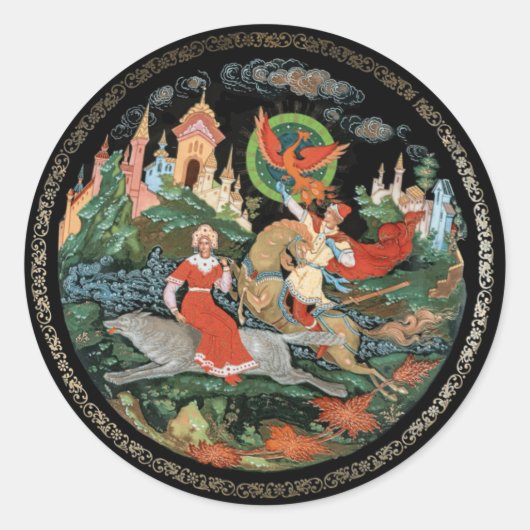 Schöne Runder Aufkleber (Vorderseite)