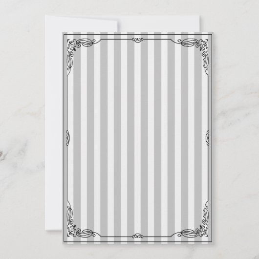 Schöne rustikale Babydusche Einladung (Rückseite)