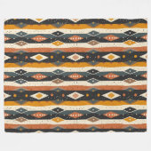 Schöne rustikale Boho-Geometrieformen-Decke Fleecedecke (Vorderseite (Horizontal))