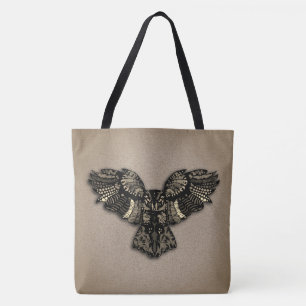 Schöne rustikale Eule Tasche