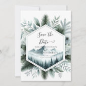 Schöne Rustikale Hochzeit Save The Date (Vorderseite)