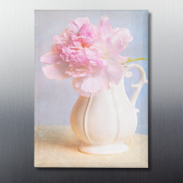Schöne Rustikale Pink Peony Magnet