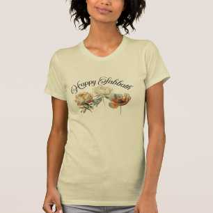 Schöne Sabbat-T-Shirt mit Blumen T-Shirt