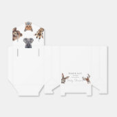 Schöne Safaritiere Babydusche Geschenkschachtel (Ungefaltet)