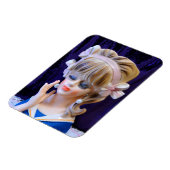 Schöne Sailor Girl Head Vase Doll Pink Bows Magnet (Linke Seite)