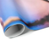 Schöne Sakura-Blüten Geschenkpapier (Rolleneckpunkt)