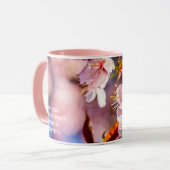 Schöne Sakura-Blüten Tasse (Vorderseite Links)