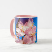 Schöne Sakura-Blüten Tasse (Vorderseite Links)