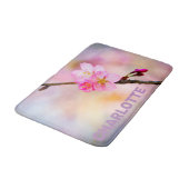 Schöne Sakura Kirschblüten Badematte (Schrägansicht)