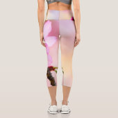 Schöne Sakura Kirschblüten Capri Leggings (Rückseite)