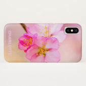 Schöne Sakura Kirschblüten Case-Mate iPhone Hülle (Rückseite (Horizontal))
