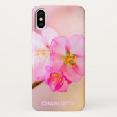 Schöne Sakura Kirschblüten Case-Mate iPhone Hülle (Rückseite)