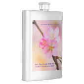 Schöne Sakura Kirschblüten Flachmann (Rechts)