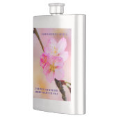 Schöne Sakura Kirschblüten Flachmann (Links)