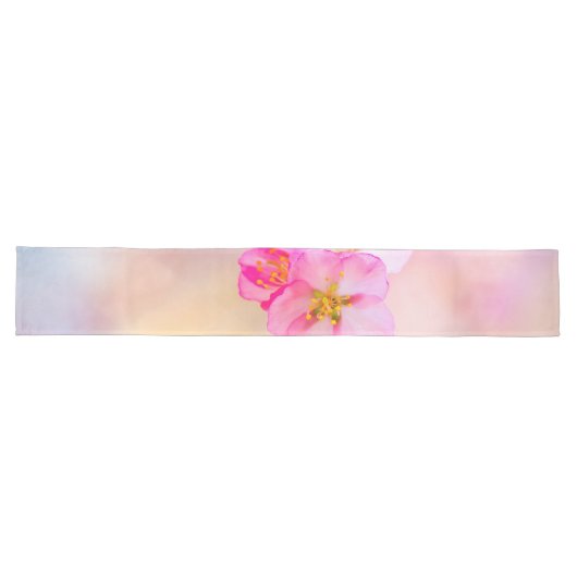 Schöne Sakura Kirschblüten Großer Tischläufer (Horizontal)