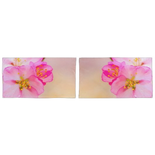 Schöne Sakura Kirschblüten Kissenbezug (Vorderseite-Set)