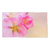 Schöne Sakura Kirschblüten Kissenbezug (Rückseite-Links)