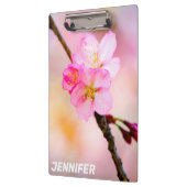 Schöne Sakura Kirschblüten Klemmbrett (Links)