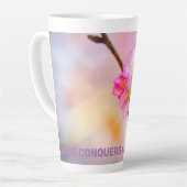 Schöne Sakura Kirschblüten Milchtasse (Linke Ecke)