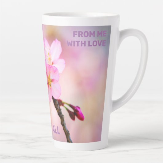 Schöne Sakura Kirschblüten Milchtasse (Rechts)