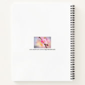 Schöne Sakura Kirschblüten Notizblock (Rückseite)