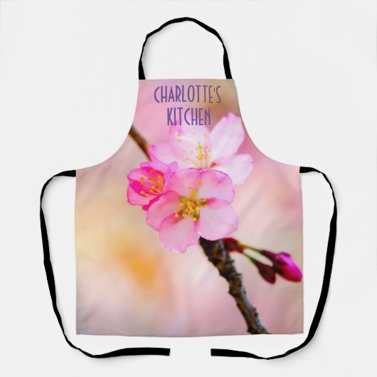 Schöne Sakura Kirschblüten Schürze (Vorderseite)