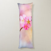 Schöne Sakura Kirschblüten Seitenschläferkissen (Rückseite (Vertikal))